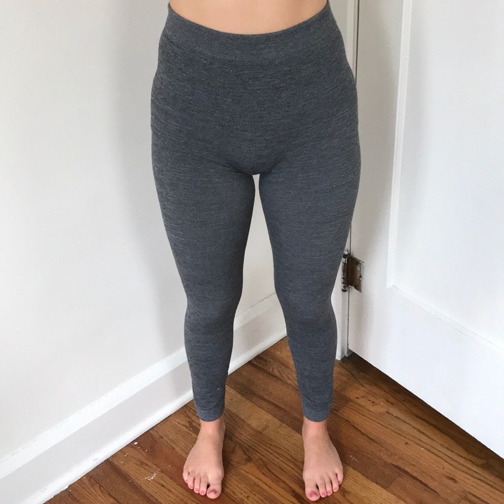 Gray leggings